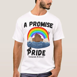 Camiseta Una promesa, no orgullo, pacto cristiano-bíblico