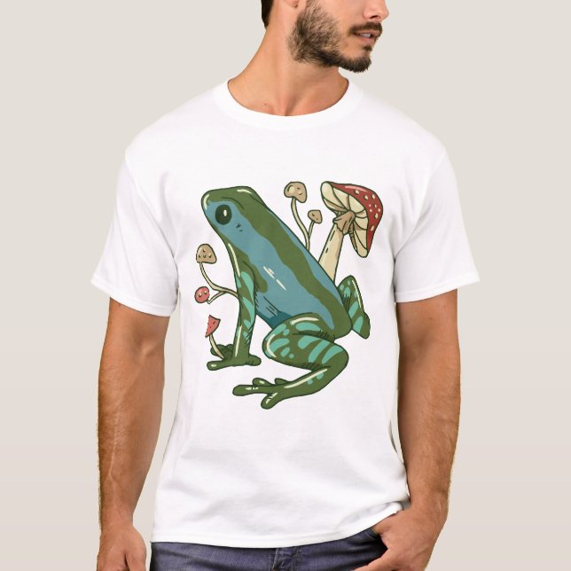 Camiseta Una Rana Con Hongos (Anverso)