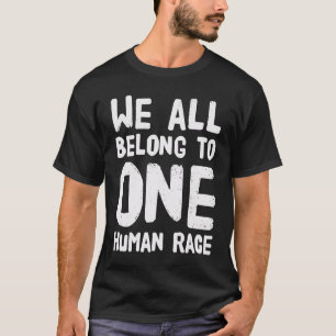 Camiseta Una raza humana antiracismo diversidad