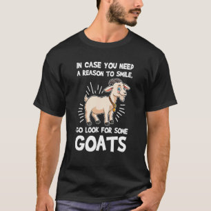 Camiseta una razón para sonreír, ir a buscar cabras