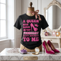 "Una Reina Nació en Febrero" Cumpleaños de Chicas