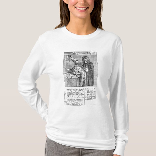 Camiseta Una representación de Titus Oates (Anverso)