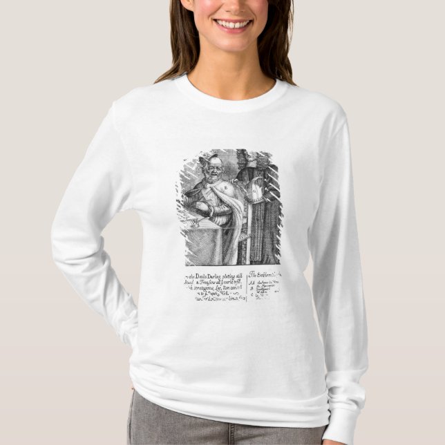 Camiseta Una representación de Titus Oates (Anverso)