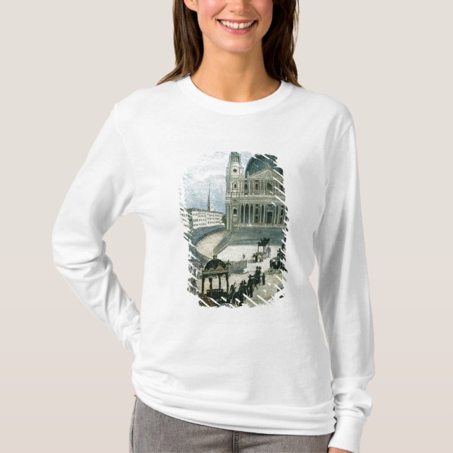 Camiseta Una representación exacta del coche fúnebre (Anverso)