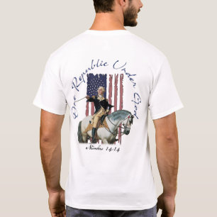 Camiseta Una república bajo Dios Washington Número14