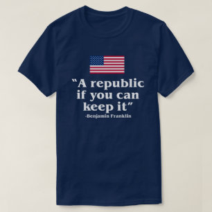 CAMISETA UNA REPÚBLICA SI PUEDE MANTENERLA CONSTITUCIÓN D