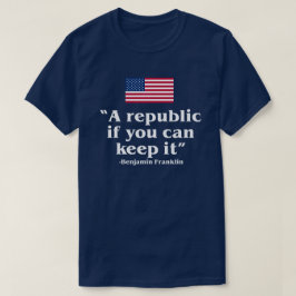 CAMISETA UNA REPÚBLICA SI PUEDE MANTENERLA CONSTITUCIÓN DE 