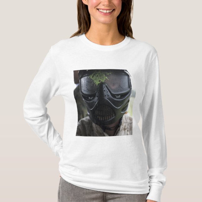 Camiseta Una ronda de paintball (Anverso)