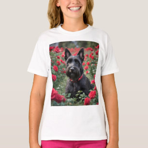 Camiseta "Una rosa roja para el territorio escocés negro"