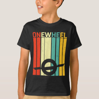 Camiseta Una rueda de monopatín eléctrico flotante propieta