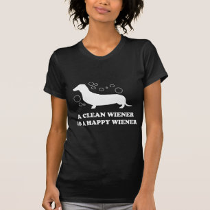 Camiseta Una salchicha de Frankfurt limpia es una salchicha