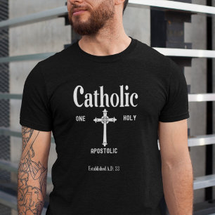 Camiseta Una Santa Iglesia Católica Apostólica Tradicional