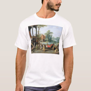 Camiseta Una sátira de la locura de la manía del tulipán