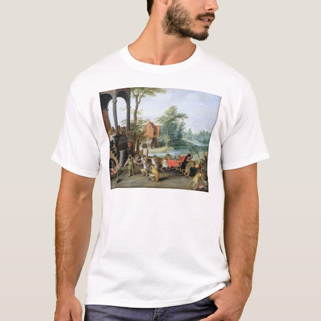 Camiseta Una sátira de la locura de la manía del tulipán (Anverso)