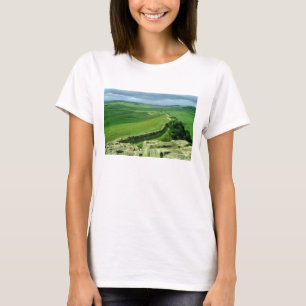 Camiseta Una sección de la pared de Hadrian, ANUNCIO del