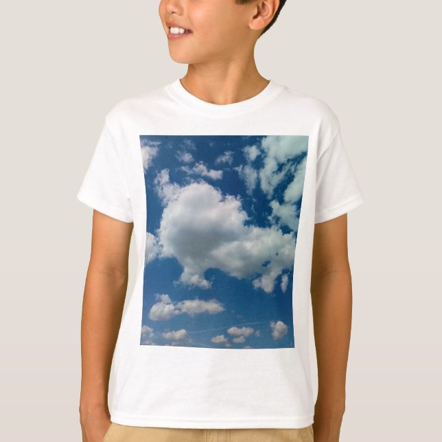 Camiseta Una selección de nubes (Anverso)