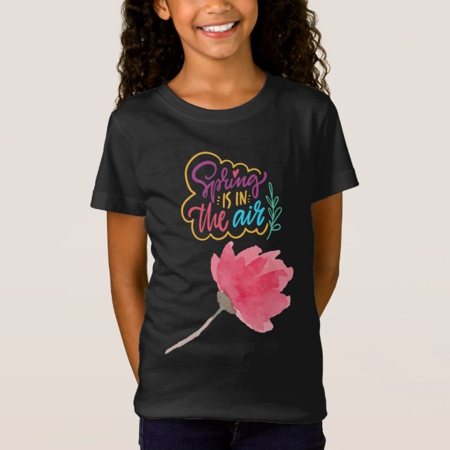 Camiseta Una serie visual de primavera (Anverso)
