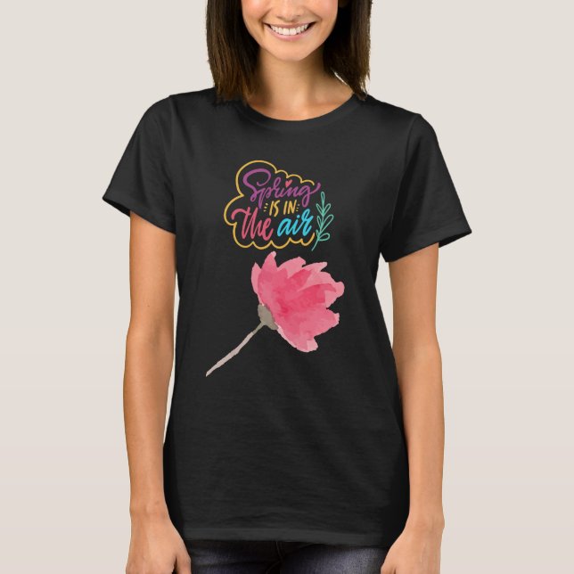 Camiseta Una serie visual de primavera (Anverso)