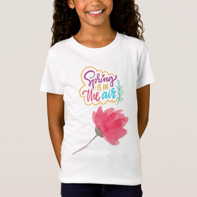 Camiseta Una serie visual de primavera (Anverso)