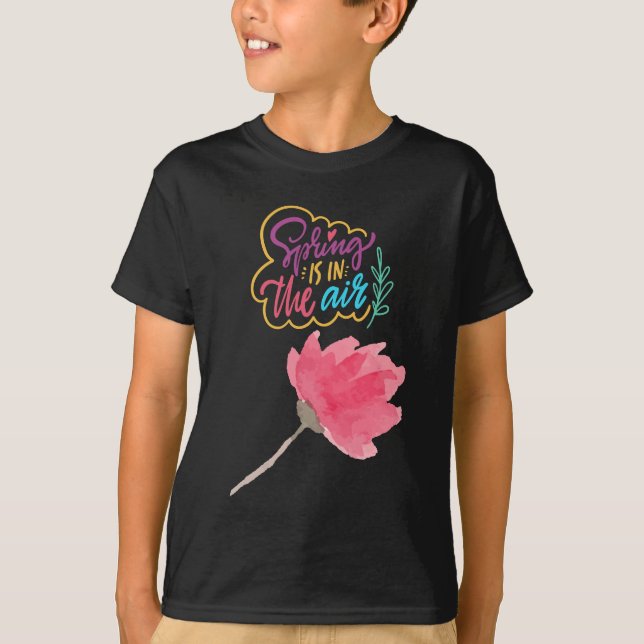 Camiseta Una serie visual de primavera (Anverso)