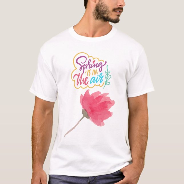 Camiseta Una serie visual de primavera (Anverso)