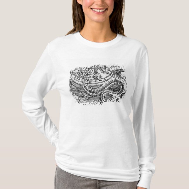 Camiseta Una serpiente de mar (Anverso)