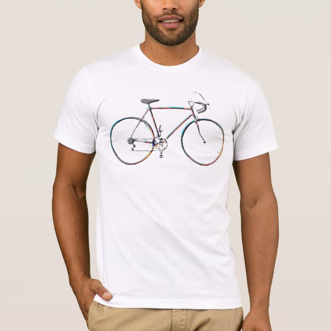 Camiseta una simple bicicleta (Anverso)