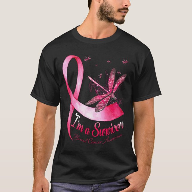 Camiseta Una sobreviviente que bebe mosca toma conciencia d (Anverso)
