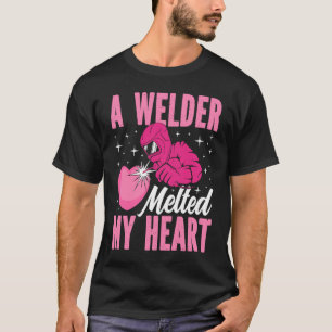 Camiseta Una soldadora derritió mi máscara de soldadura car