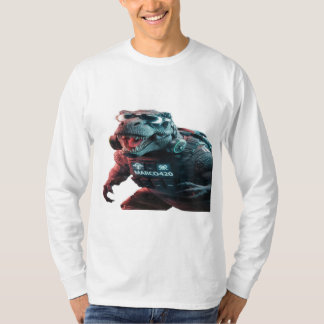 Camiseta Una sorprendente fotografía de un amenazante T-Rex