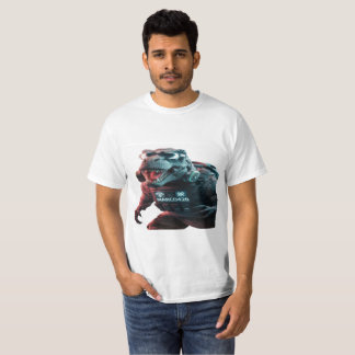 Camiseta Una sorprendente fotografía de un amenazante T-Rex