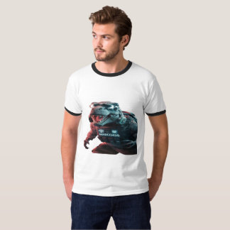 Camiseta Una sorprendente fotografía de un amenazante T-Rex