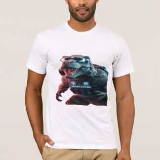 Camiseta Una sorprendente fotografía de un amenazante T-Rex