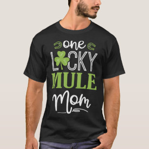 Camiseta Una suerte de mula caballo mamá paseo a caballo ir