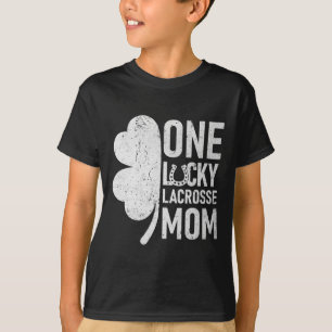 Camiseta Una Suertuda Lacrosse Mom Funny Mating St Patricks
