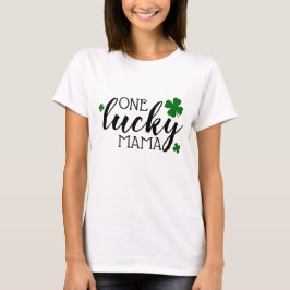 Camiseta Una suertuda mamá Shamrock Clover St Patrick's Day