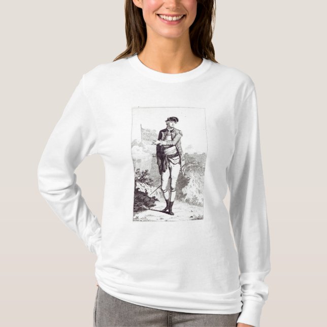 Camiseta Una súplica a Heaven', un retrato de general Lee (Anverso)