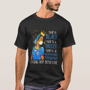 Camiseta Una terapeuta respiratoria que vive su vida de enf