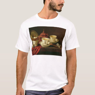Camiseta Una tetera de Yixing y una porcelana china