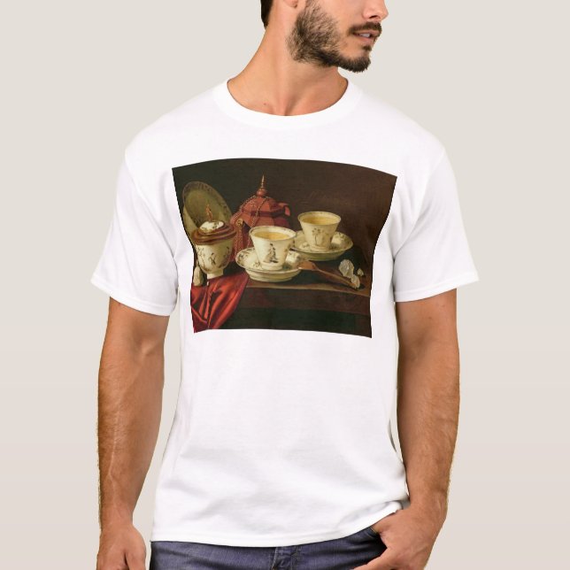 Camiseta Una tetera de Yixing y una porcelana china (Anverso)