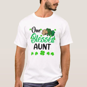 Camiseta Una tía afortunada, Clover St. Patrick's Day Irish