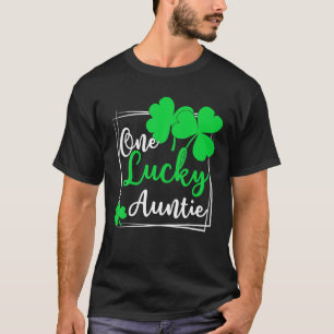 Camiseta Una tía afortunada - Familia divertida St Patrick'