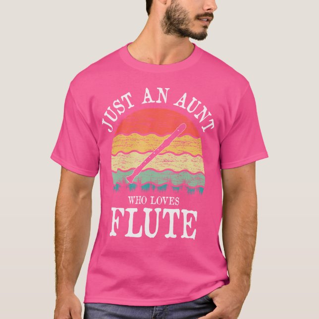 Camiseta Una tía que ama a la flauta (Anverso)