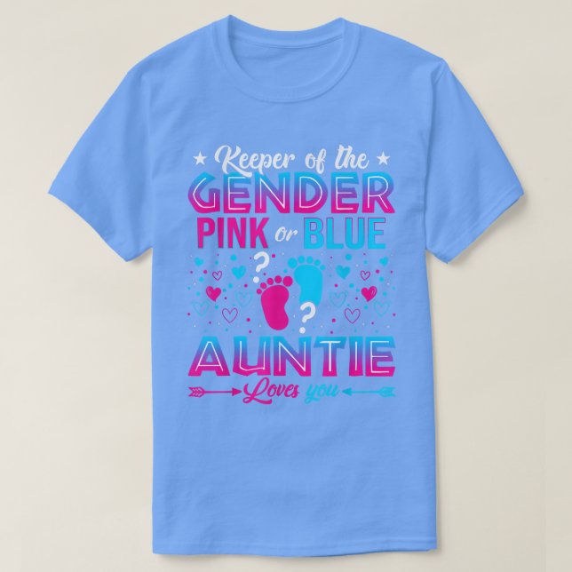 Camiseta Una tía Rosa O Azul Divertida Te Ama El Género Rev (Diseño del anverso)
