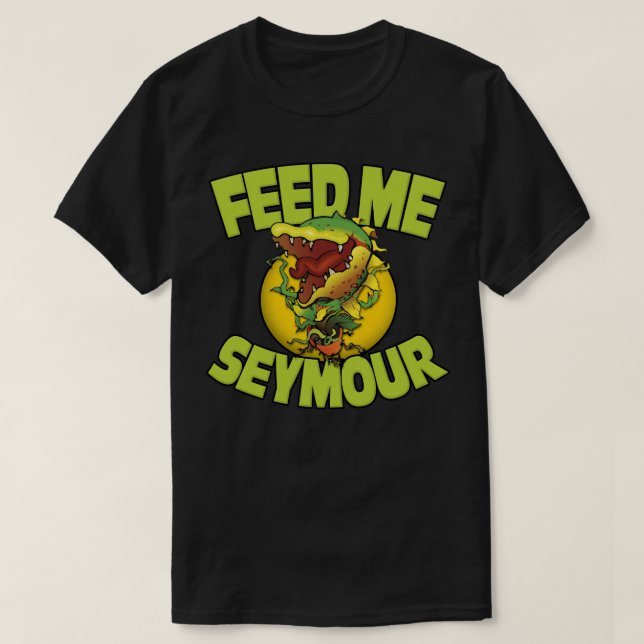 Camiseta Una tienda de horrores (Diseño del anverso)