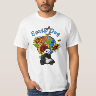 Camiseta Una tierra del girasol y de la panda