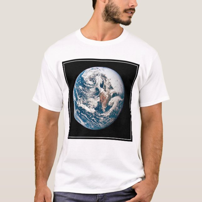 Camiseta Una Tierra Tomada De La nave Apolo 10. (Anverso)