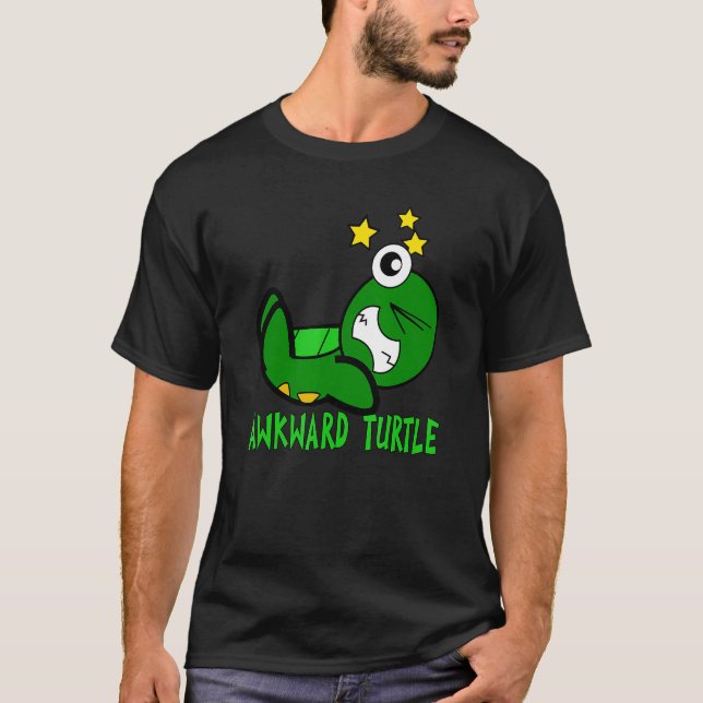 Camiseta Una tortuga incómoda (Anverso)