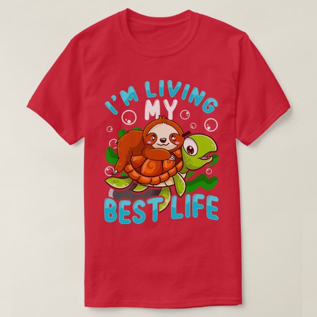 Camiseta Una Tortuga Tradicional Que Vivo Lo Mejor (Diseño del anverso)