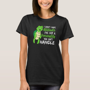 Camiseta Una tortuga verde divertida que tengo una personal